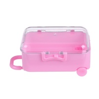 Valise transparente en plastique, boîte à bonbons, emballage cadeau pour enfants, mini bagage à main, design de voyage de style européen