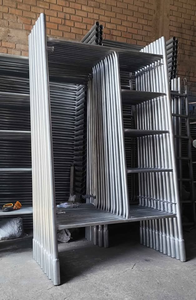 Echafaudage Construcción <span class=keywords><strong>de</strong></span> mampostería Marco <span class=keywords><strong>de</strong></span> <span class=keywords><strong>escalera</strong></span> <span class=keywords><strong>de</strong></span> metal Andamio Herramienta <span class=keywords><strong>de</strong></span> construcción Construcción Marco <span class=keywords><strong>de</strong></span> andamio móvil para hormigón - Product Image 2