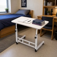 Plateau de lit robuste et durable pour ordinateur portable avec repose-poignets souple et base en tissu respirant pour le travail à domicile, depuis le lit, le canapé ou le fauteuil