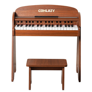 คีย์บอร์ดอิเล็กทรอนิกส์ 37 คีย์ คอมเลซี่ สำหรับเด็ก ของเล่นเครื่องดนตรีเพื่อการศึกษา พร้อมม้านั่ง ของขวัญสำหรับเด็กทุกเพศ - Product Image 1