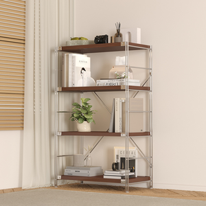 Nouveau Présentoir de Sol Multi-niveaux Style Rétro 2026 – Étagère de Rangement Multifonctionnelle pour Snacks, Idéale pour Balcon et Salon - Product Image 1