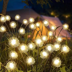 Lamp <b>Fairy</b> <b>Solar</b> Dandelion Ground <b>Light</b> 3W LED Outdoor Patio Garden Lawn Ambiance Decor - Product Image 2