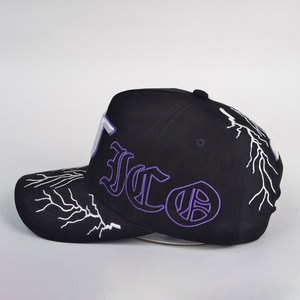 High Quality Customized 5 Panel Baseball <strong>Cap</strong> 3d Embossed Logo Gorras <strong>Flat</strong> Brim Hip Hop Style Baseball <strong>Cap</strong> for <strong>Men</strong> - Product Image 6