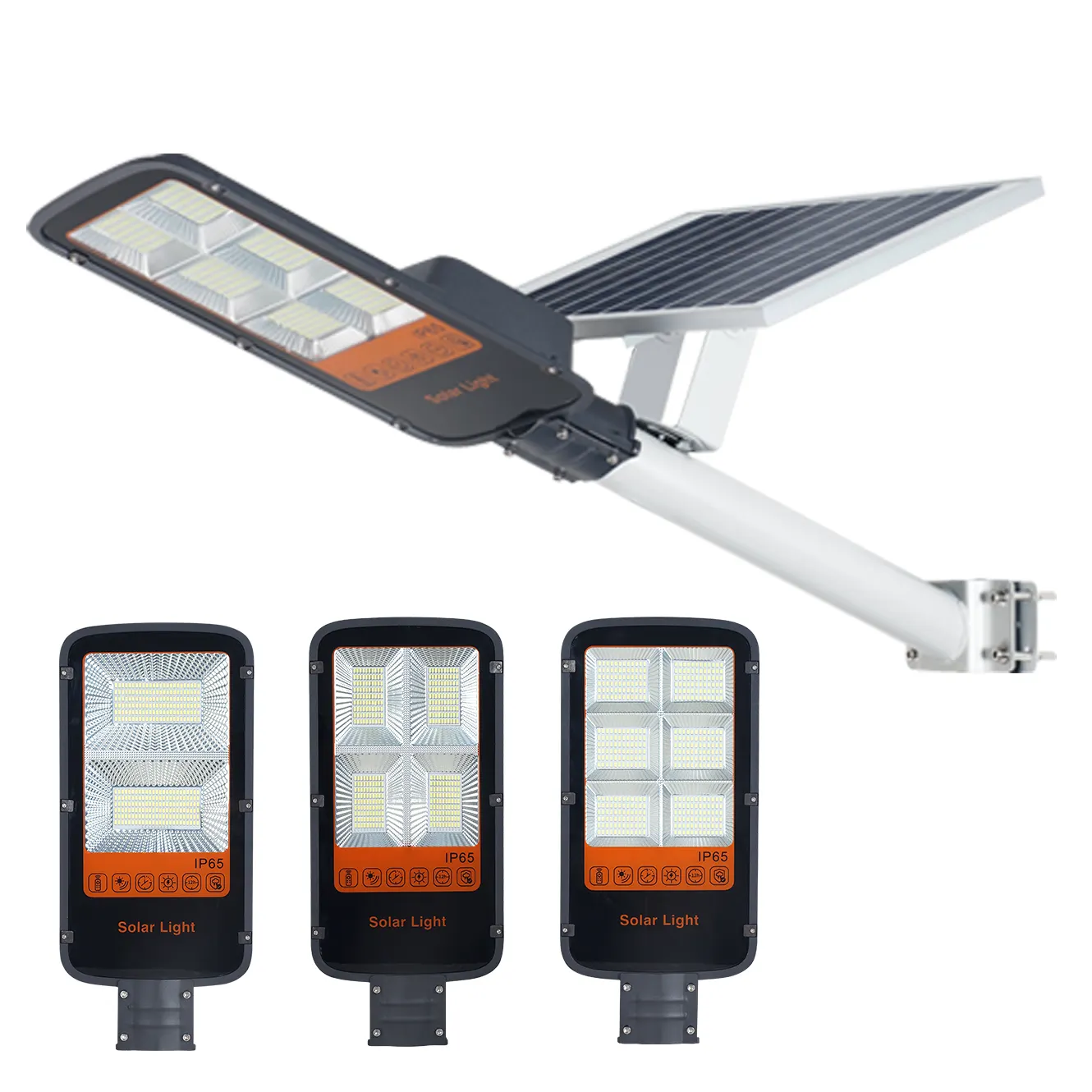 Bosun Split Type Waterproof Ip65 Outdoor 40w 50w 60w 150w 300w Integrated Solar Street Light Motion Sensor