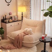 Canapé compressé moderne et confortable Chaise Canapé de paresseux de style minimaliste Canapé de sol sophistiqué pour les jeux