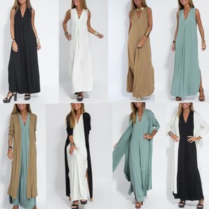 Dames Oversized Tops <span class=keywords><strong>Blouse</strong></span> Vintage Lange Linnen Shirts Casual Cowl Hals Lange Mouw Asymmetrische Zoom Party Blusas Shirt Maxidresses - Product Image 2