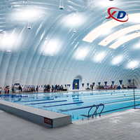 Dôme sportif gonflable en PVC/PVDF de haute qualité pour bâtiment industriel, garage, hangar, terrain de tennis