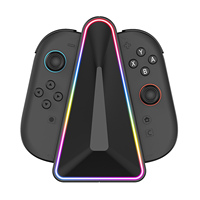 Poignée de charge pour N-2 Joy-Cons, noire, en ABS et plastique, accessoires pour console de jeu portable filaire
