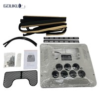 GOUKU Climatiseur de toit 12V/24V pour camion, camping-car et fourgonnette