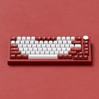 AKKO Chicago 5075B Plus Clavier de jeu mécanique Tri-mode 75% rétro-éclairé à LED RGB avec bouton rotatif
