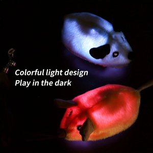 Juguete de Ratón de Peluche Eléctrico Inteligente, Automático, de Lujo, Moderno, con Diseño de Dibujos Animados, Realista, Recargable por USB, con Movimiento Simulado, Persecución y Luz - Product Image 4