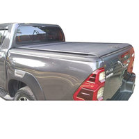 Couverture de benne de camionnette noire manuelle à enroulement pour Hilux Vigo Revo SR5