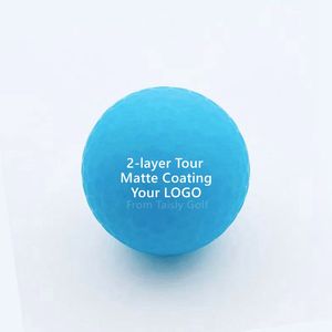 カラフルな2ピースマットゴルフボールツアー品質のソフトゴルフマットボール - Product Image 2