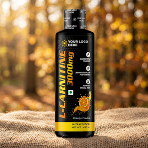 Complément liquide oral de L-Carnitine 3000 mg Nutricore en marque propre, haute qualité, amélioration des performances sportives, non destiné aux soins de santé - Product Image 1