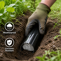Piège à taupes professionnel réutilisable en plastique, résistant aux intempéries, pour le contrôle des nuisibles dans les jardins et sur les pelouses