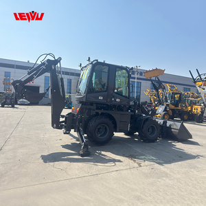 Retroexcavadora con Motor EURO5 EPA, 4x4, con Caja de Cambios y Rodamientos, Envío Gratuito desde China, Pequeña, Mini, Nueva en Oferta - Product Image 3