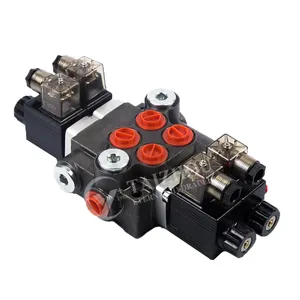 Promotion List Monoblock Hydraulic Valves 4 Section For Excavator, 7 8 Way Position 11 20 30 Gpm Z80 Hydraulic Spool Valve