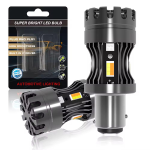 Tùy biến cao màu kép 1157/3157 CANBUS LED DRL Nhôm Xe Đèn pha Bóng đèn DRL LED ban ngày chạy ánh sáng cho BMW E46 - Product Image 1