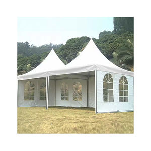 Harga Bagus atap PVC kualitas tinggi 6x6M 20x20 kaki tenda Pagoda untuk dijual - Product Image 1