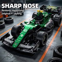 Precio de Fábrica P55015, Bloques de Construcción de Modelo de Auto de Carreras a Control Remoto, Escala 1:18, EN71, Superauto, Juguete Educativo de Ensamblaje DIY