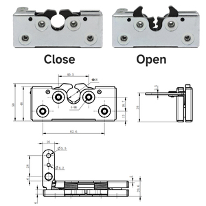 Khóa xoay kiểu móng gấu, hai tay trái phải, khóa xoay hai trục, khóa trượt cửa máy phát điện RV cỡ lớn - Product Image 3