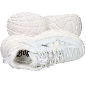 รองเท้าผ้าใบ Buffalo Donna สีขาว ไซส์ 39 ส้นสูง ดีไซน์ทันสมัย - Product Image 5