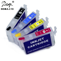 Cartouche d'encre vide rechargeable 4 couleurs (BK, C, M, Y) avec puce ARC pour imprimante Epson EW-052A EW-452A (Japon)