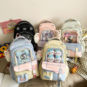 Large Capacity Lightweight Colorful Fashion <b>Backpack</b> for School Students Waterproof Zipper Candy Pattern for Boys Girls Kids - Product Image 6