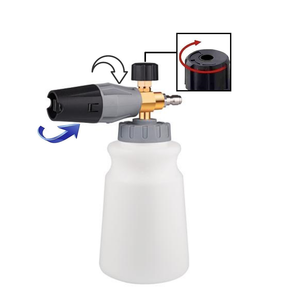 Kit de pistola de espuma eléctrica para lavadora de coche, <span class=keywords><strong>limpiador</strong></span> de alta presión de 1000W con boquilla ajustable, Cañón de espuma para limpieza de coche - Product Image 3