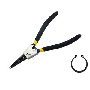 YTH Externe Gerade Sicherungsringzange 45 #   Stahl-Sicherungsringzange für Wellenmontierte Sicherungsringe mit PVC-Griff - Product Image 2