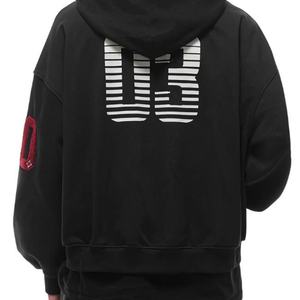 Sudadera con Capucha Personalizada de Estilo Vintage, Gruesa, con Cierre, Unisex - Product Image 2