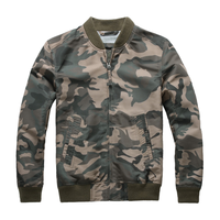 Veste bomber décontractée pour homme, version coréenne, col montant, tissu en toile, motif géométrique, logo frontal, respirante, chaleur d'automne