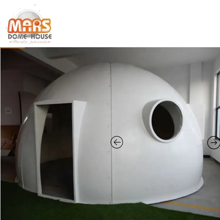 Eco 가정 생활을 위한 친절한 휴대용 모듈 돔 오두막