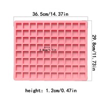 Moule à chocolat 80 cavités Moules en silicone antiadhésifs pour chocolat caramel praliné glaçons gelée gomme
