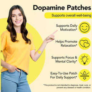 Cerotti Transdermici SOLOTREE per il <span class=keywords><strong>Benessere</strong></span> alla Dopamina, Migliorano il <span class=keywords><strong>Benessere</strong></span>, Supportano la Concentrazione, Cerotti Integratori di Dopamina per il Relax - Product Image 2
