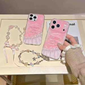 Custodia per <span class=keywords><strong>iPhone</strong></span> 17Promax con Fiocco Glitterato Rosa, Protezione Antiurto per <span class=keywords><strong>iPhone</strong></span> 16 15 14 <span class=keywords><strong>13</strong></span> - Product Image 2