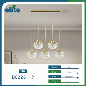 Moderno elegante e caldo bianco lampada a soffitto in cristallo nordico stile per casa ufficio centro commerciale decorazione E26 Base AC fonte di energia - Product Image 1