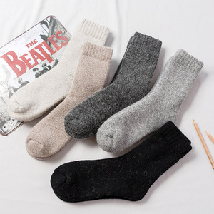 <span class=keywords><strong>Chaussettes</strong></span> chaudes unisexes épaisses et chaudes en laine pour la randonnée et le <span class=keywords><strong>ski</strong></span>, pour l'extérieur, automne et hiver - Product Image 2