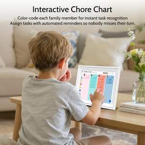 Calendrier numérique, calendrier électronique 10,1'', tableau des tâches, écran tactile intelligent WiFi, planning familial interactif, organisateur - Product Image 3