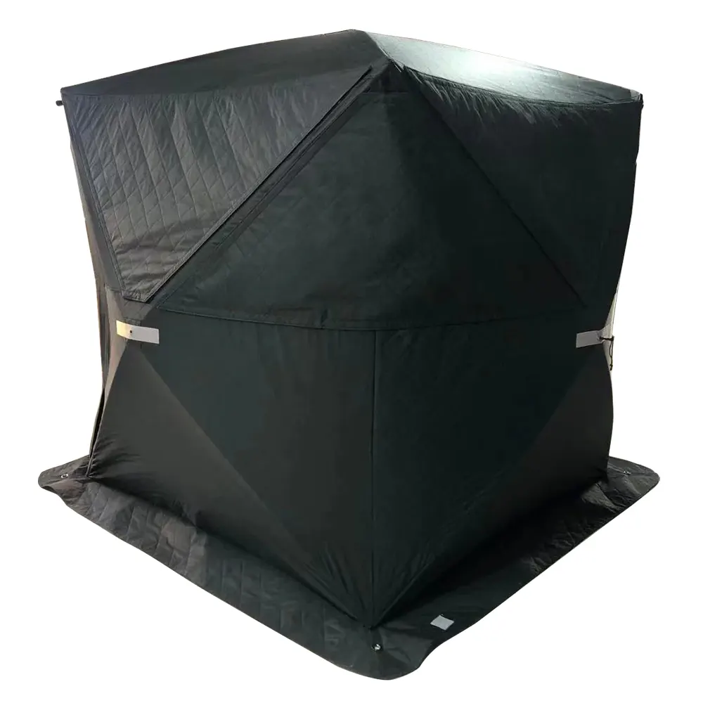 Oem Productie All Season Tent Best Verkopende Waterdichte Outdoor Camping Sauna Winter Ijs Vissen Tent Pop-Up Winter Sauna Tent