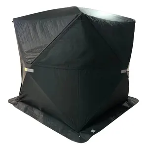 Oem Manufacturing All Season Tent Best Selling Waterproof Outdoor Camping Sauna Winter Ice Fishing Tent Pop Up Winter Sauna Tent