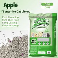 Litière pour chat en vrac, vente en gros, OEM ODM, 4kg 5kg, litière pour chat en bentonite, sans poussière, forme de boule, arena para gatos