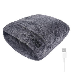 Chauffe-pieds électrique avec massage par vibration et trois niveaux de chaleur, chaleur instantanée pour le bureau et la maison - Product Image 3