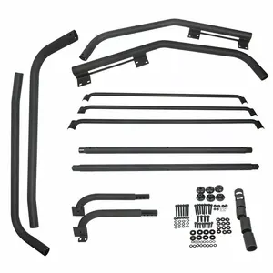 Portaequipajes de techo para <span class=keywords><strong>Jeep</strong></span> Wrangler TJ <span class=keywords><strong>Rubicon</strong></span> 1997-06, reemplazo negro texturizado para 76713 - Product Image 5