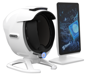 Appareil d'analyse de la peau, détecteur de pores UV, analyseur de peau A6 AI, appareil d'analyse de la peau avec poignée, détecteur microscopique - Product Image 3