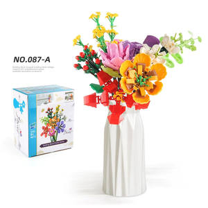 Vente en gros Jeu <span class=keywords><strong>de</strong></span> briques <span class=keywords><strong>de</strong></span> construction pour enfants Bouquet <span class=keywords><strong>de</strong></span> roses Jouets Blocs <span class=keywords><strong>de</strong></span> construction Fleurs - Product Image 1