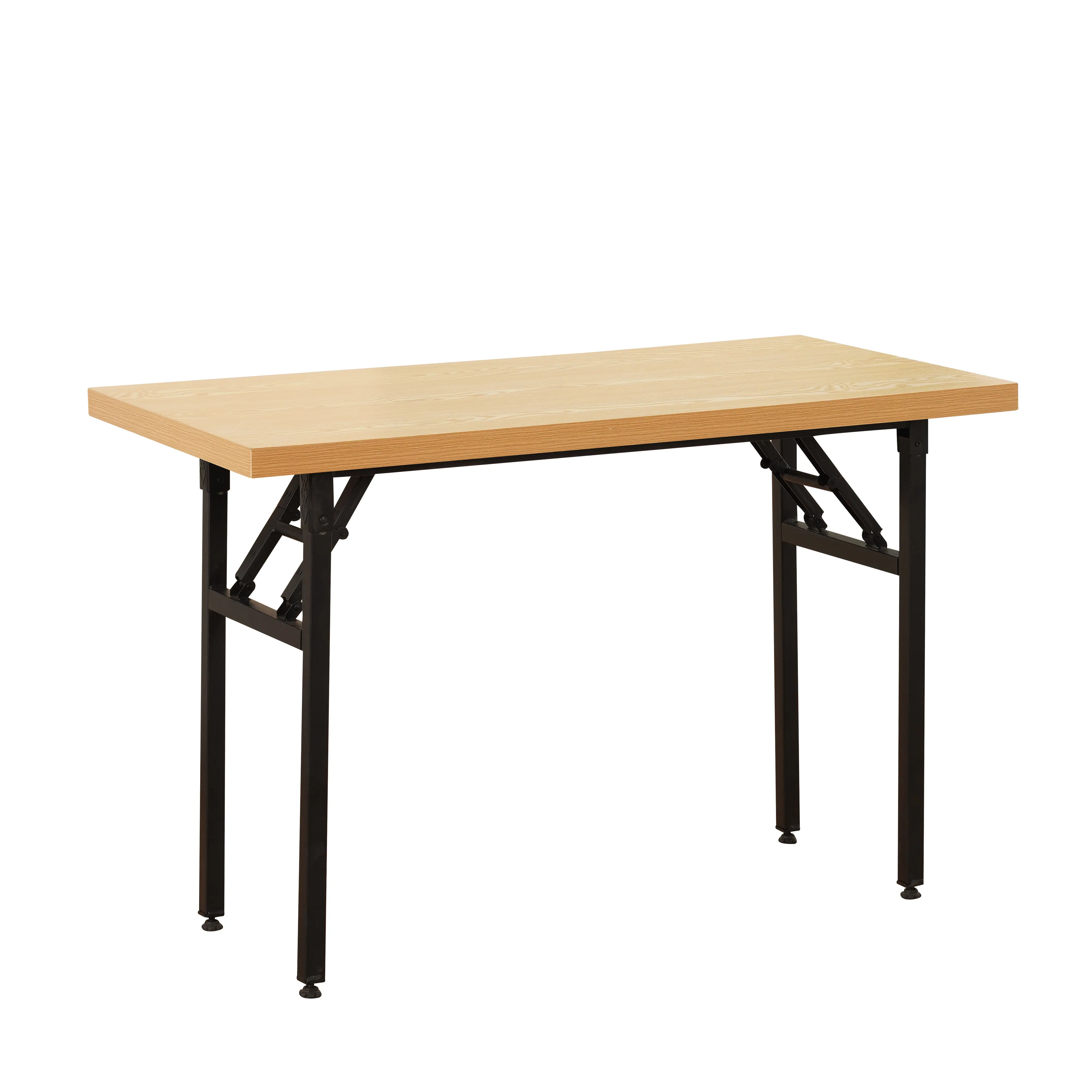 हॉट सेल्स आधुनिक सरल डिजाइन जगह बचाने वाला लकड़ी का छोटा डेस्क, बिना असेंबली वाला फोल्डेबल राइटिंग टेबल