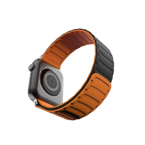 40/41mm 마그네틱 루프 소프트 실리콘 시계 밴드 울트라 <span class=keywords><strong>2</strong></span> 팔찌 애플 시계 고무 SE/7/8/9 스트랩 45mm 49mm 사용자 정의 - Product Image 5