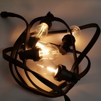 Festoon extérieur ceinture lumière série ampoule chaîne Festoon lumières E27 Led Fesitve lumières caoutchouc Coonctable 240v
