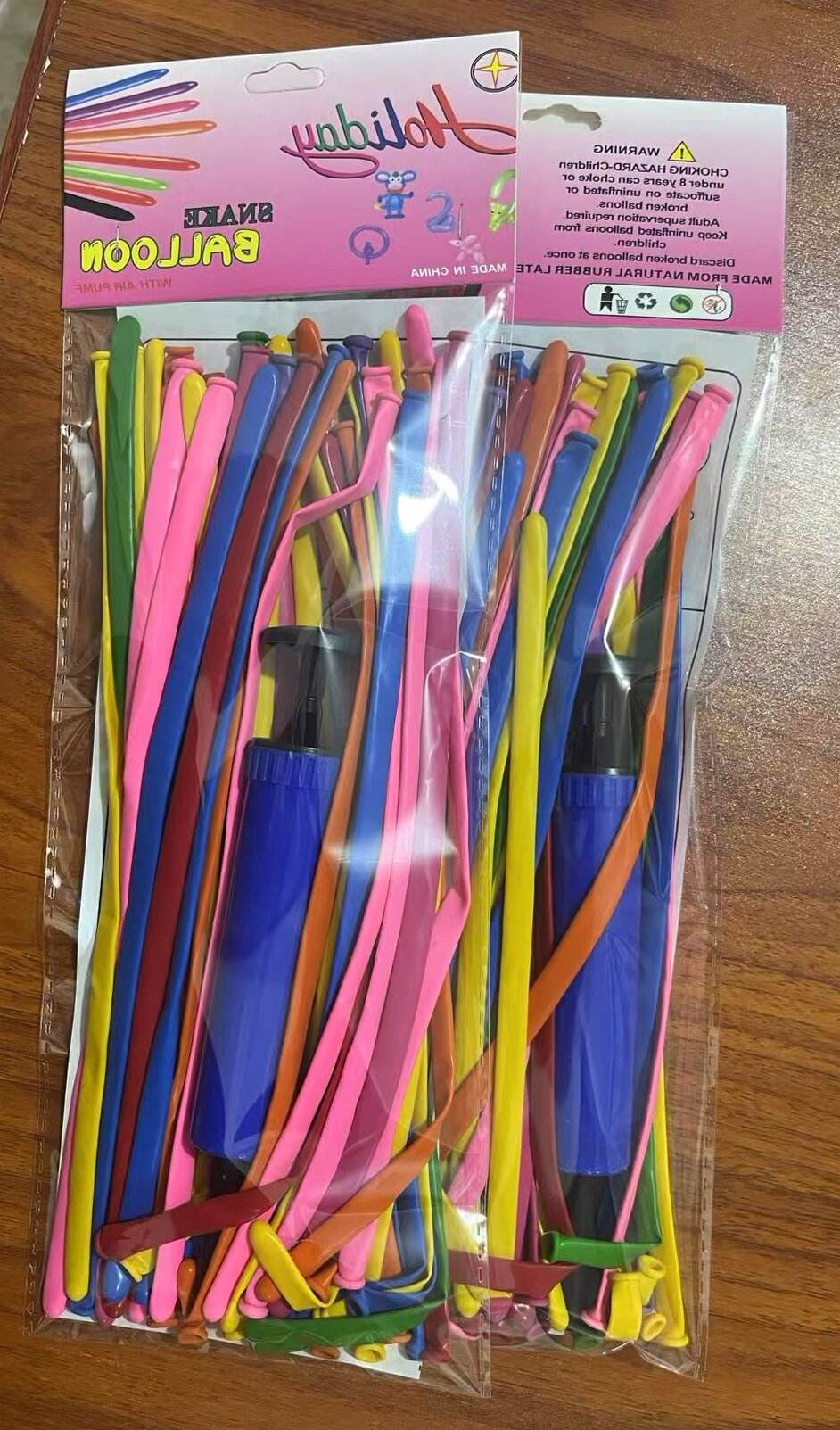 Wholesale 50 Mixed Color Latex Toy Weaving Thickened Magic Long Balloon for Christmas Festivities